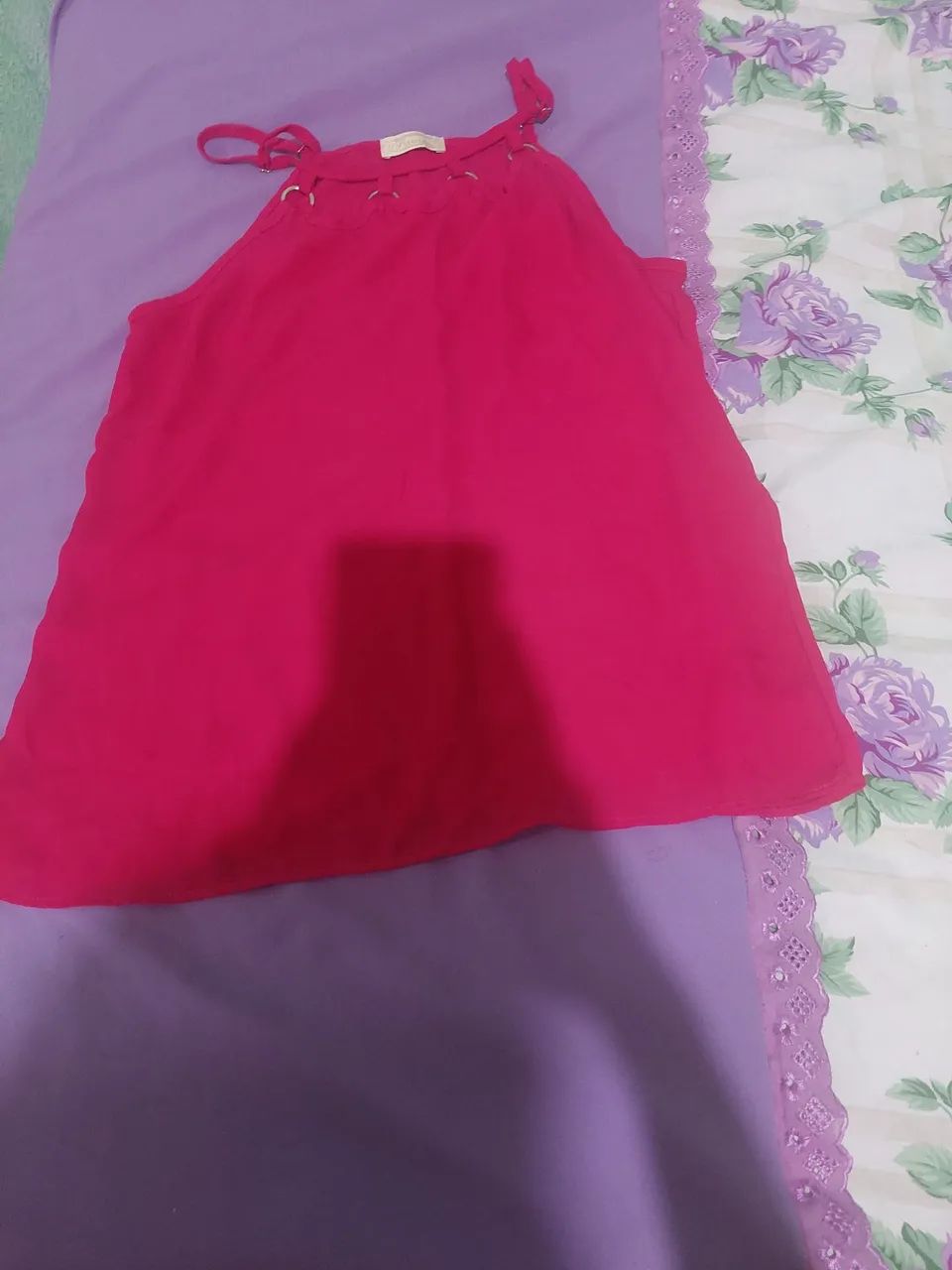 Blusa regata feminina rosa