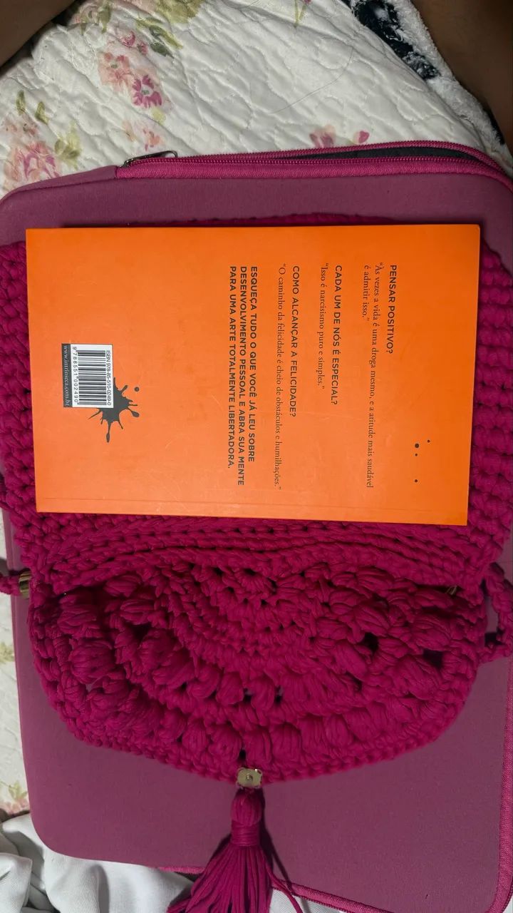 Bolsa estilo crochê fio malha - Foto 3