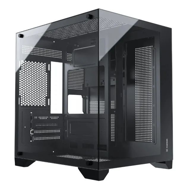 GABINETE FORTREK CLARITY PT MATX (FANS NÃO INCLUSAS) NOVO LACRADO! - Foto 2