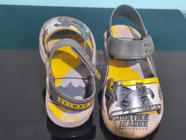  Sandália Infantil Batman - Tamanho 25