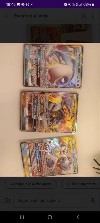 Cartas Pokémon ex,gx, V e allies - Foto 4