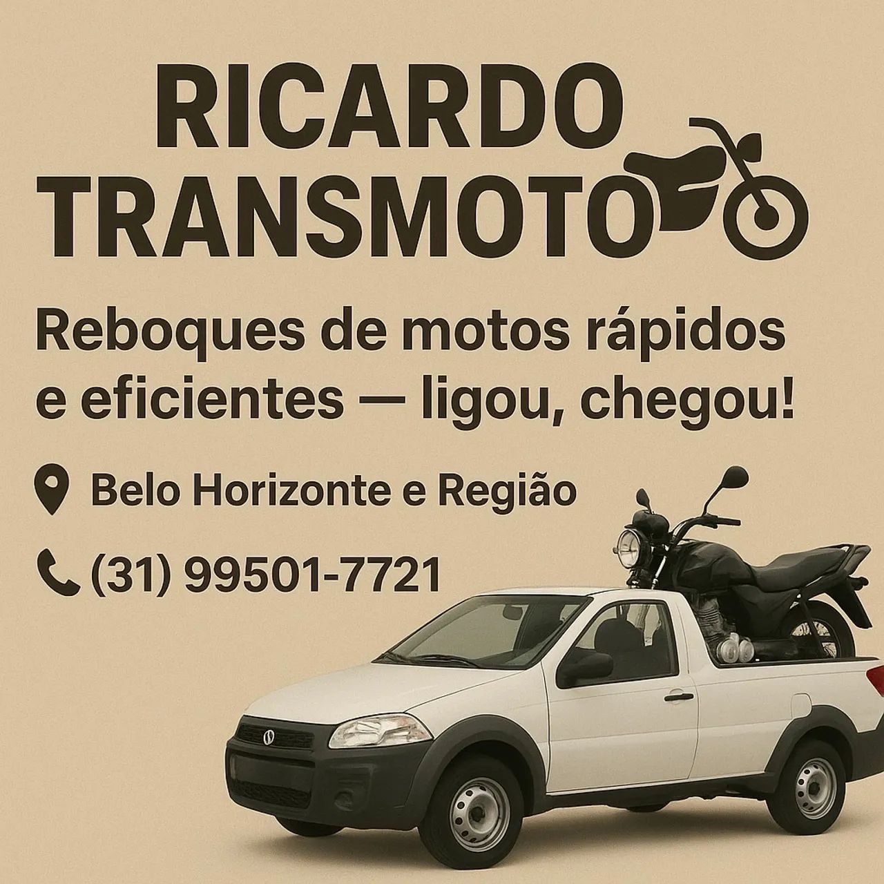 Reboque de motos 24 horas