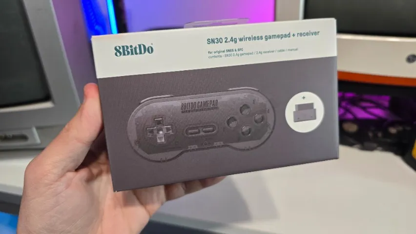 Controle 8BitDo SN30 2.4G para Super Nintendo/Super Famicom