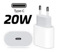 Fonte Carregador Cabeção Usb-c Turbo 20w para iPhone e iPad