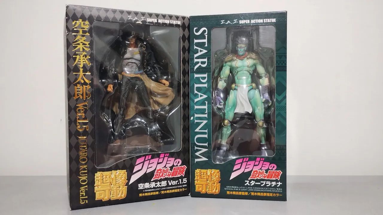 Original Jojo's Jotaro Kujo e Star Platinum (defeito no pino. Veja descrição.