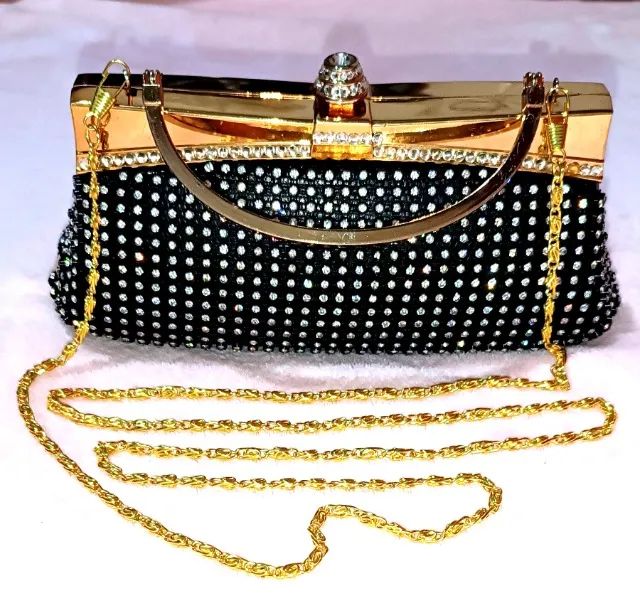 BOLSA LUXO COM STRASS - Foto 2