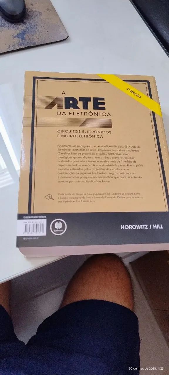 Livro A Arte Da Eletrônica: Circuitos Eletrônicos E Microeletrônica - Paul Horowitz E Winf - Foto 2