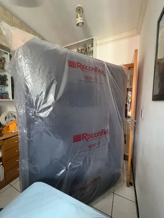 Cama Box Hipercolchões (Reconflex) - Nova - Foto 5