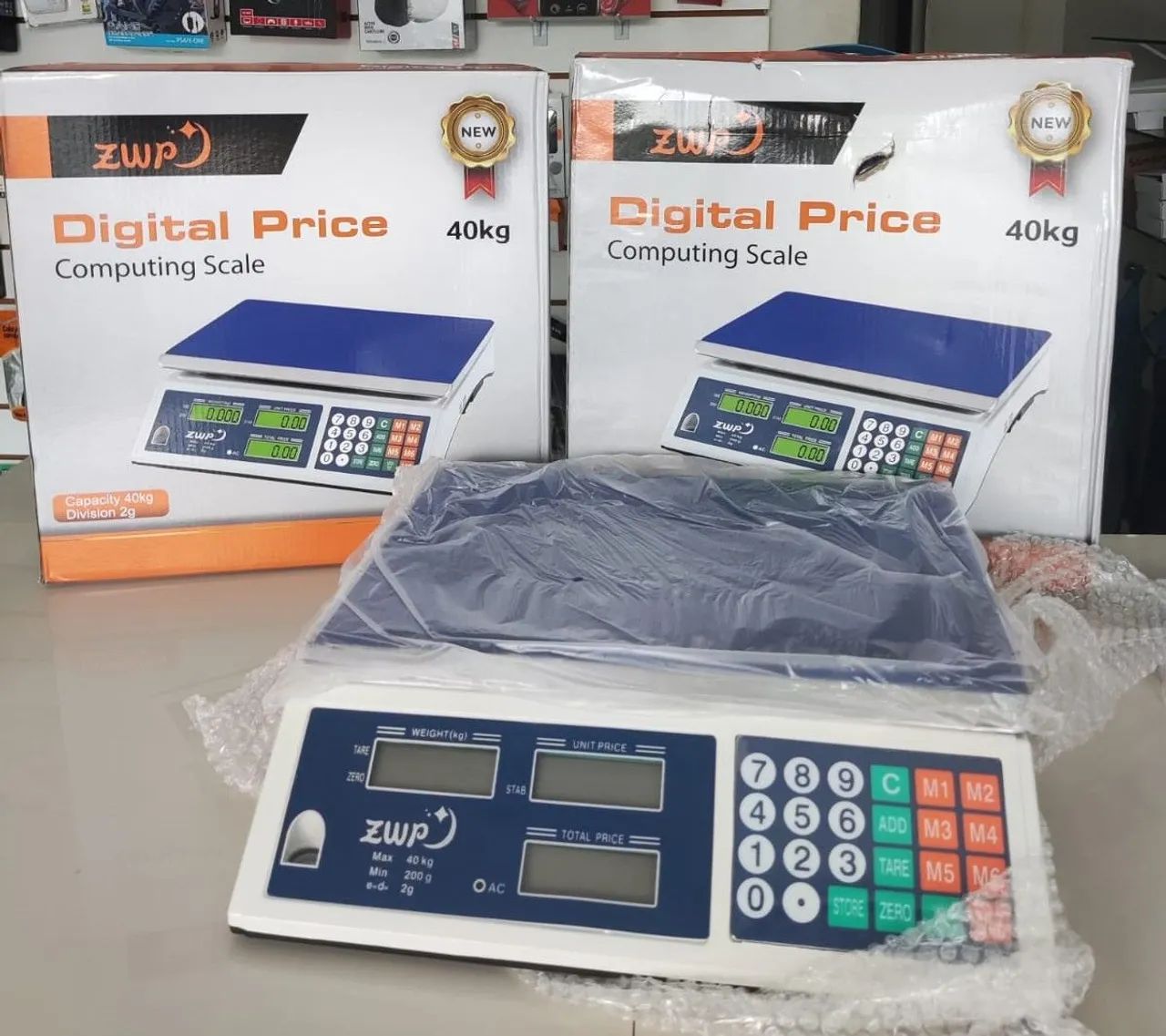 Balança digital comercial pesa ate 40kg 6 meses de garantia produto 