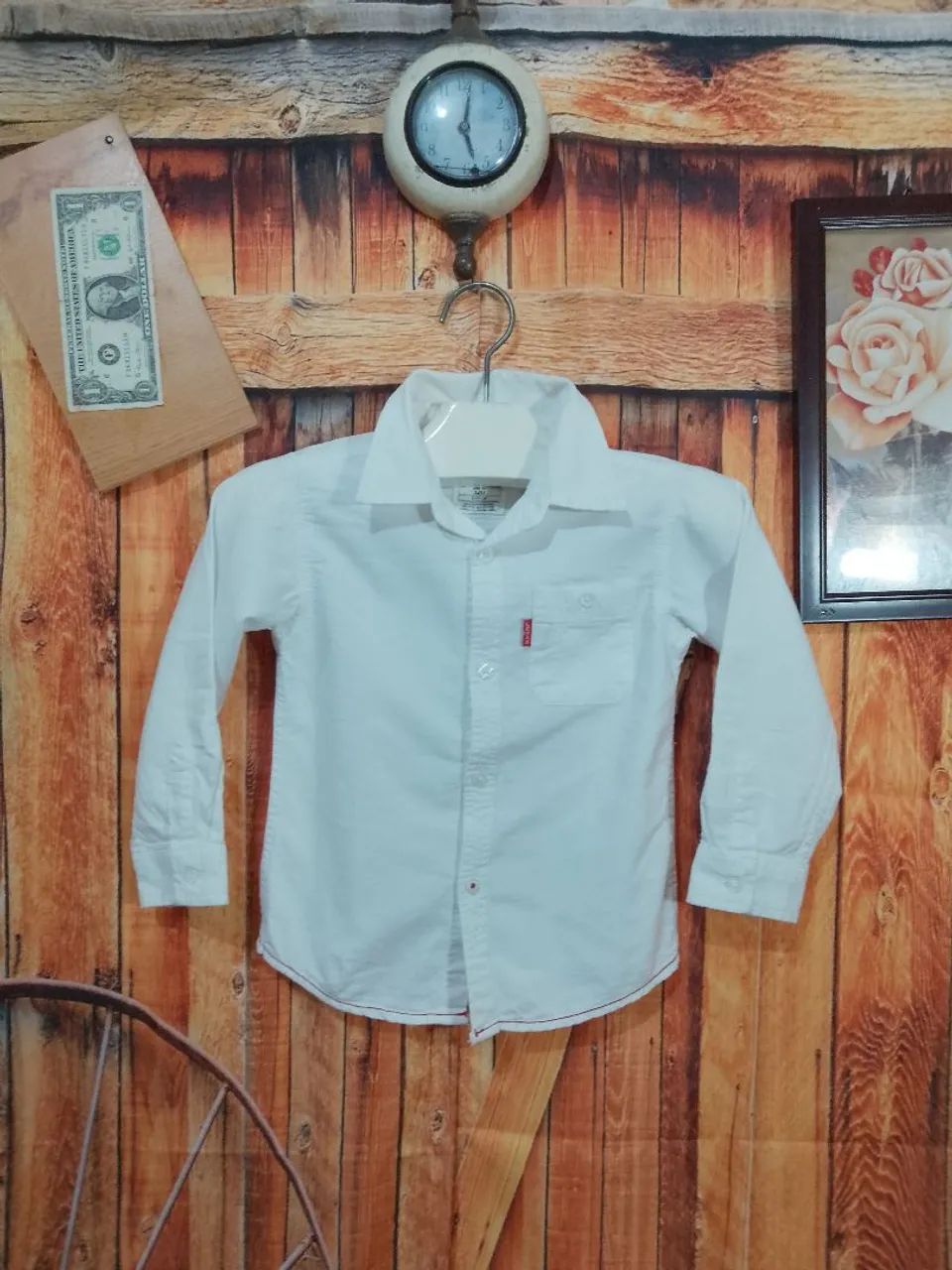 Camisa mais bermuda infantil 2 anos Levi's  - Foto 4