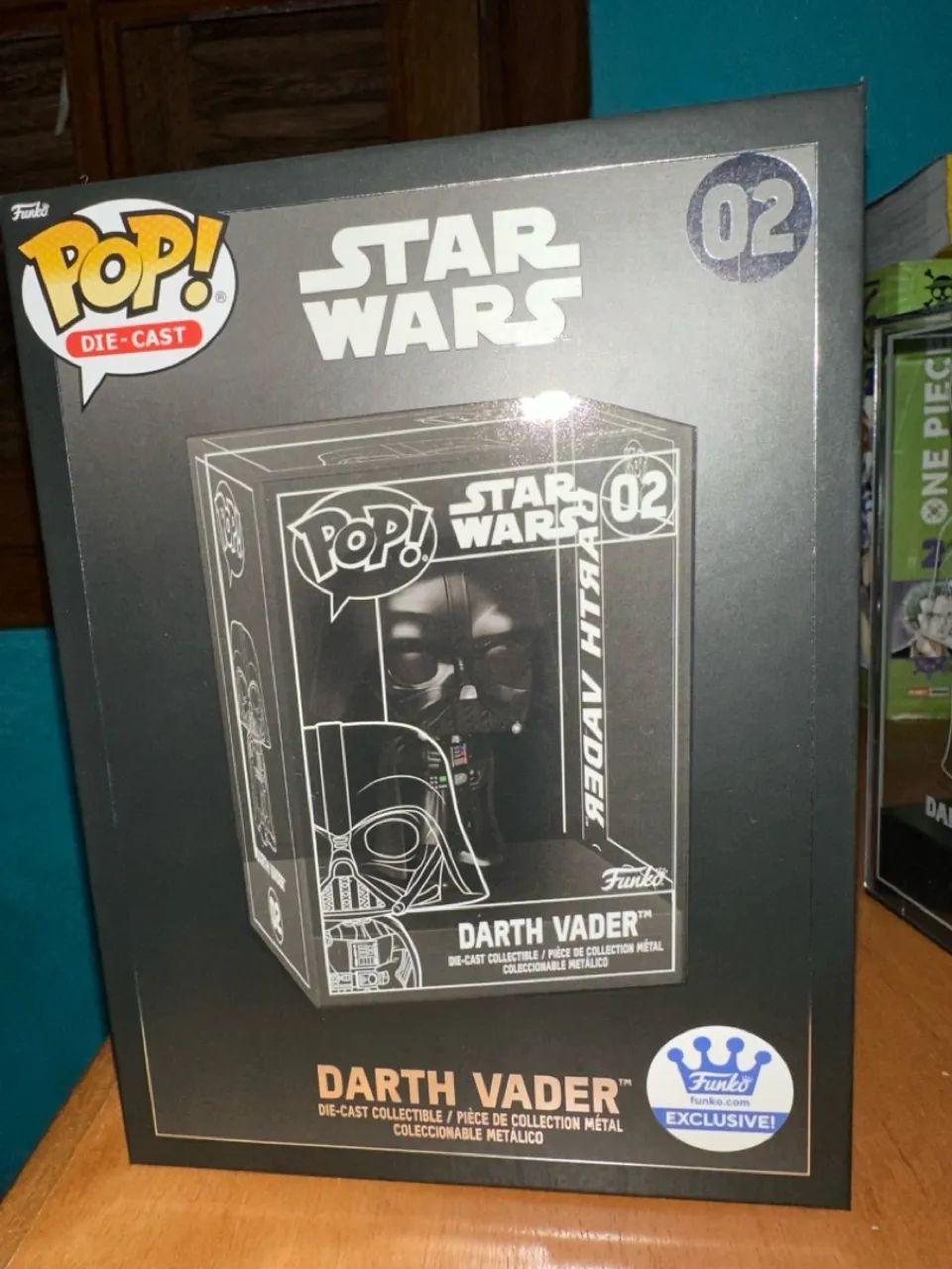 Funko pop Darth Vader Die Cast versão Chase