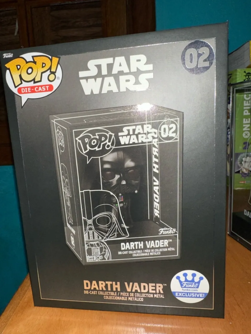 Funko pop Darth Vader Die Cast versão Chase