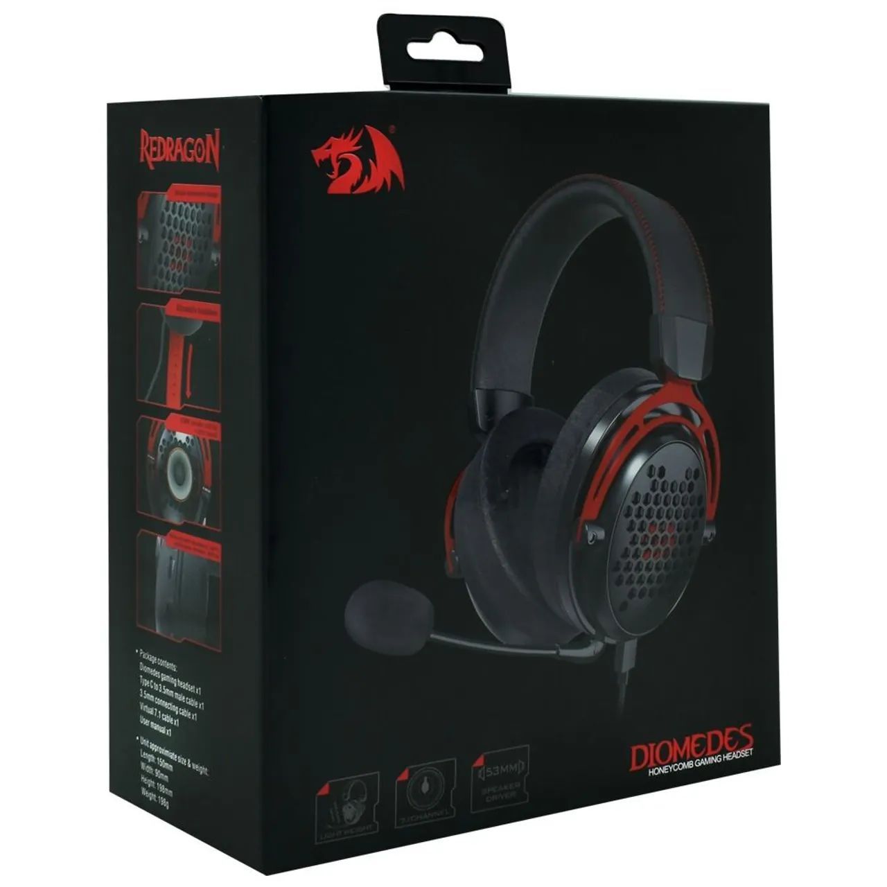 Kit Reddragon Mouse E Fone64220026273027124