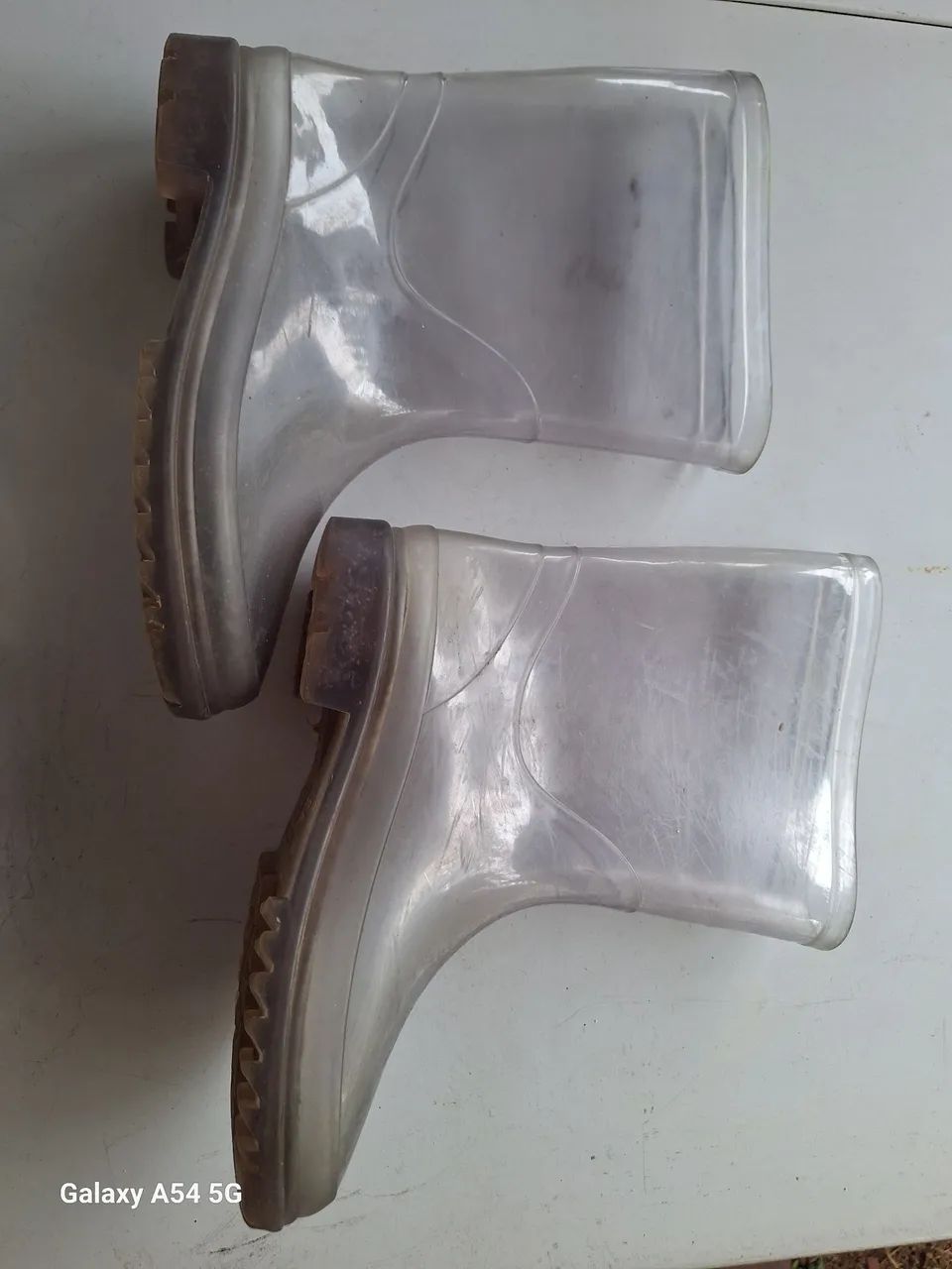 Bota galocha transparente 31/32 - Foto 4