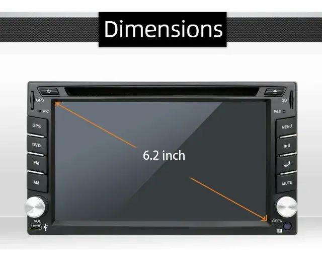 1 Dvd Estéreo Automotivo 4g+64g 6,2 Ips Android Universal Ca - Foto 3