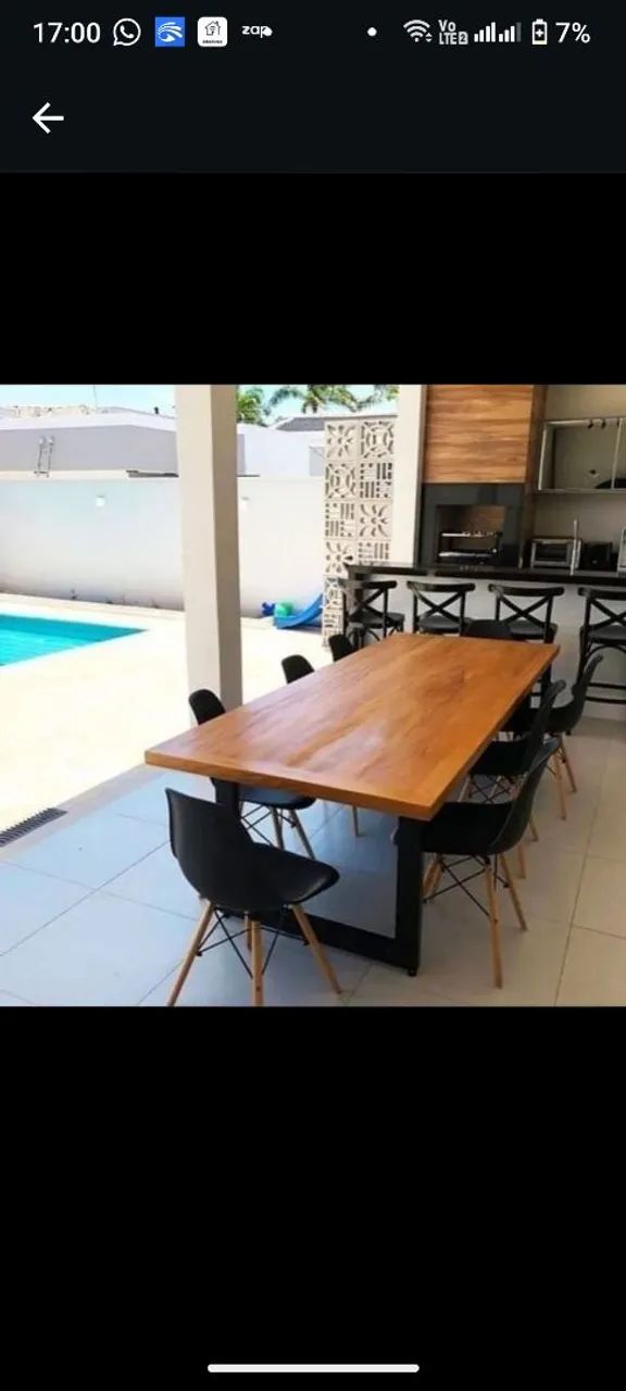 Mesa para Área Gourmet 64187452596738120