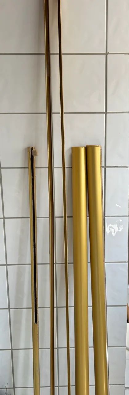 Kit de herrajes de aluminio para cabinas de baño