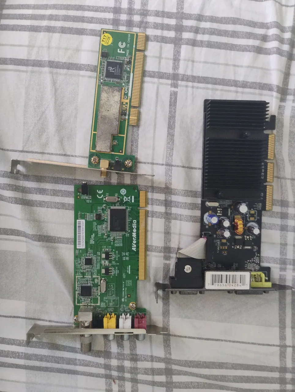 Placa de Vídeo, placa de áudio, placa de wifi