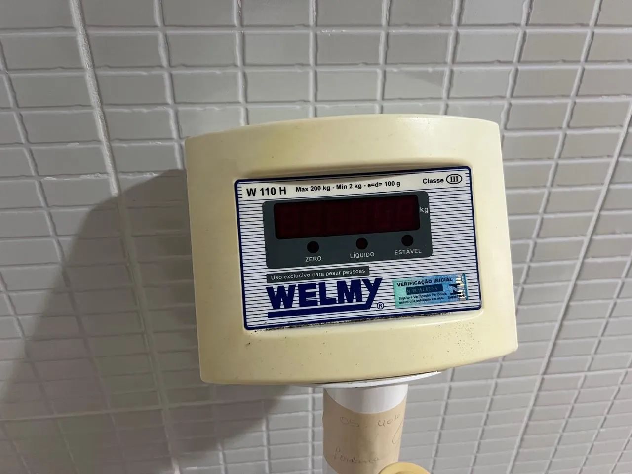 Balança de medição de altura e peso Welmy - Foto 4