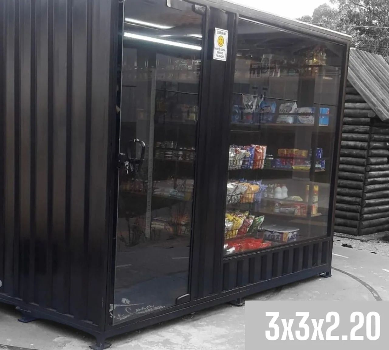 Mini mercado desmontável medidas a sua escolha - Foto 4