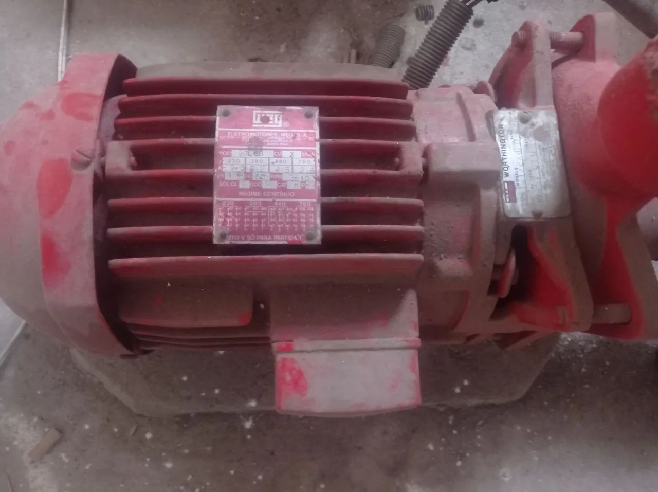 Motor bomba de agua incêndio 