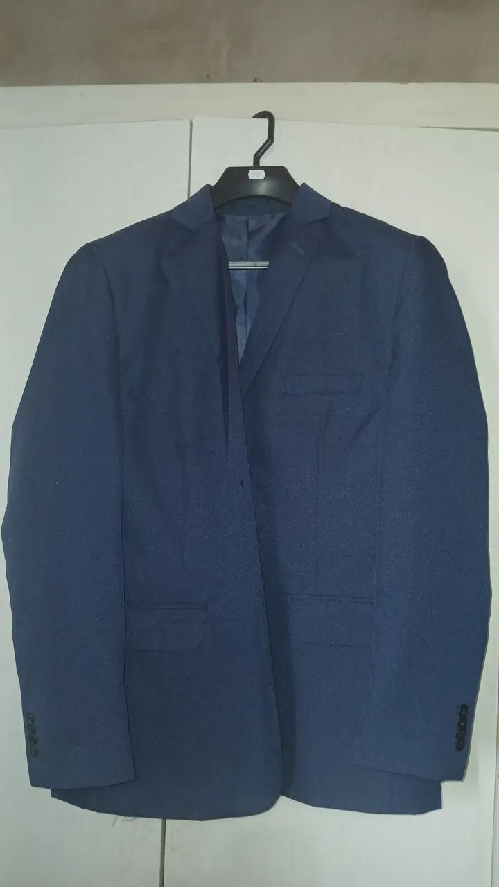 Terno e Calça Azul Novo 50/44
