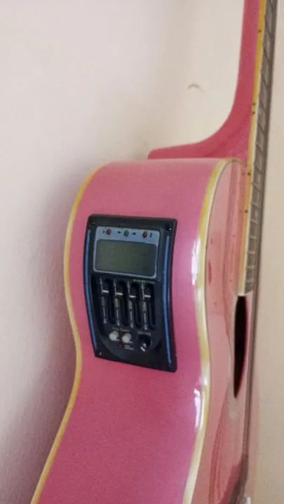 Violão Phoenix Rosa cordas de aço  - Foto 2