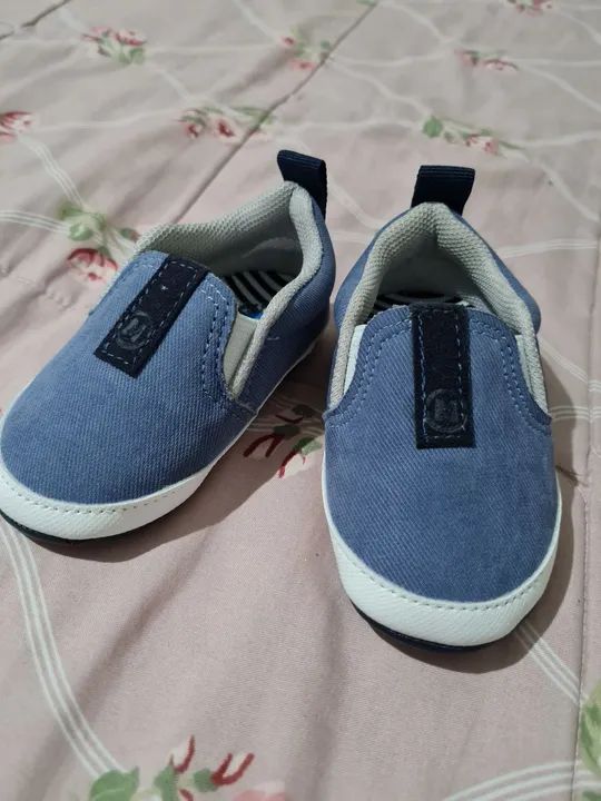 Tênis Bebê Azul - Tamanho 05 - Foto 2