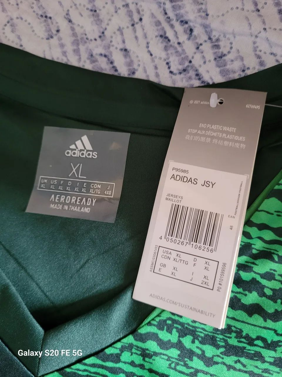 Camisa Adidas Feyenoord Verde - Foto 3
