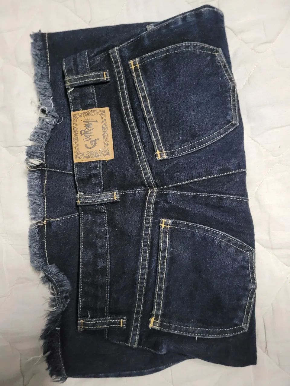 Saia Jeans Guaraná Brasil 38 - Foto 3