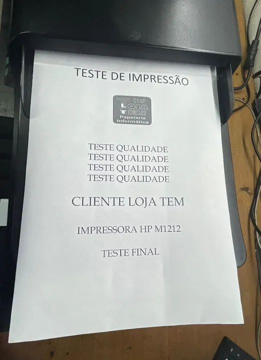 Impressora HP Laser Multifuncional  M1212  - Foto 3