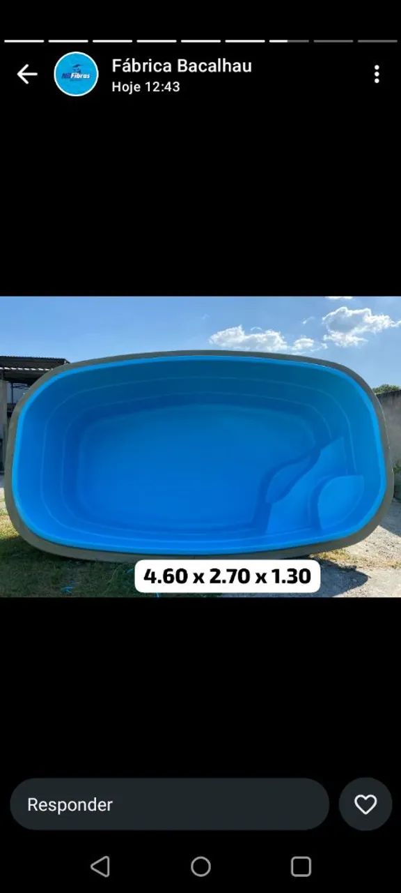 Piscinas de fibra 