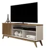 Rack Malbec Wood para TV até 55 Polegadas 1 Porta Ripado Giga