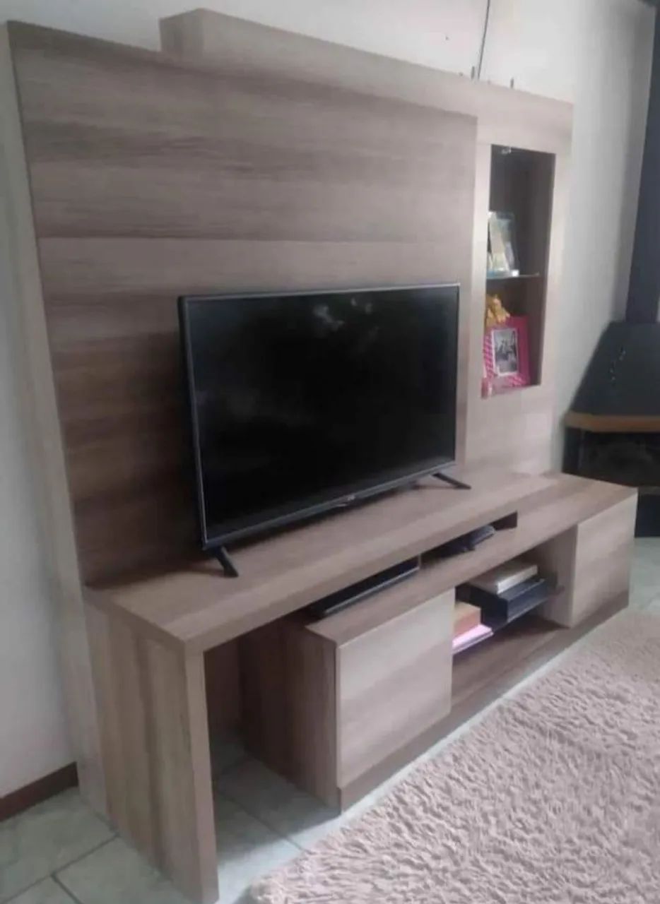 Estante para sala com luz65580437779971121