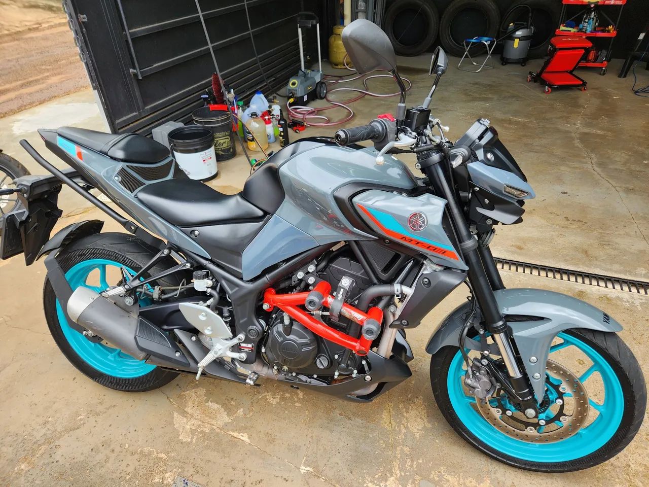 Yamaha MT-03 23/24 só 9mil km - Foto 9