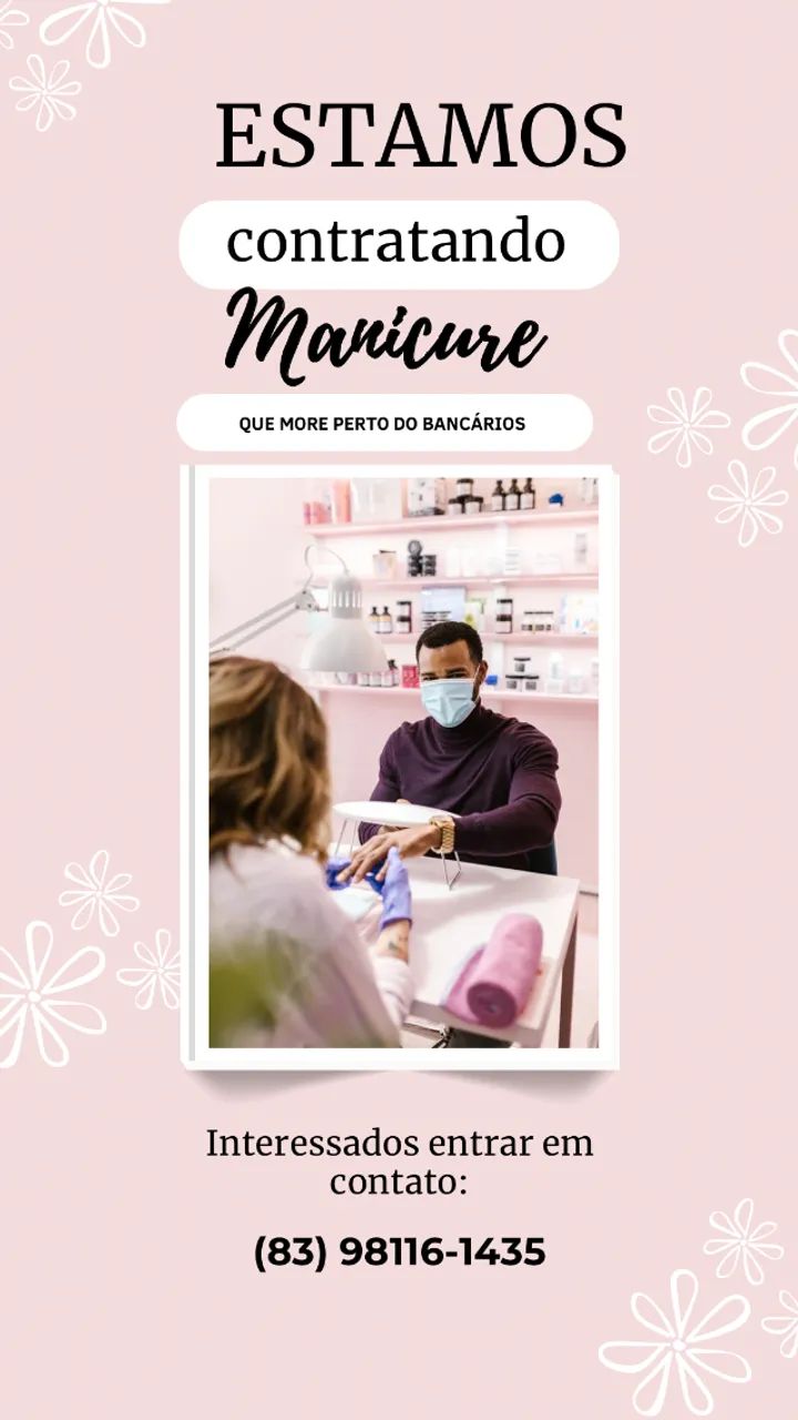 Vaga para Manicure 