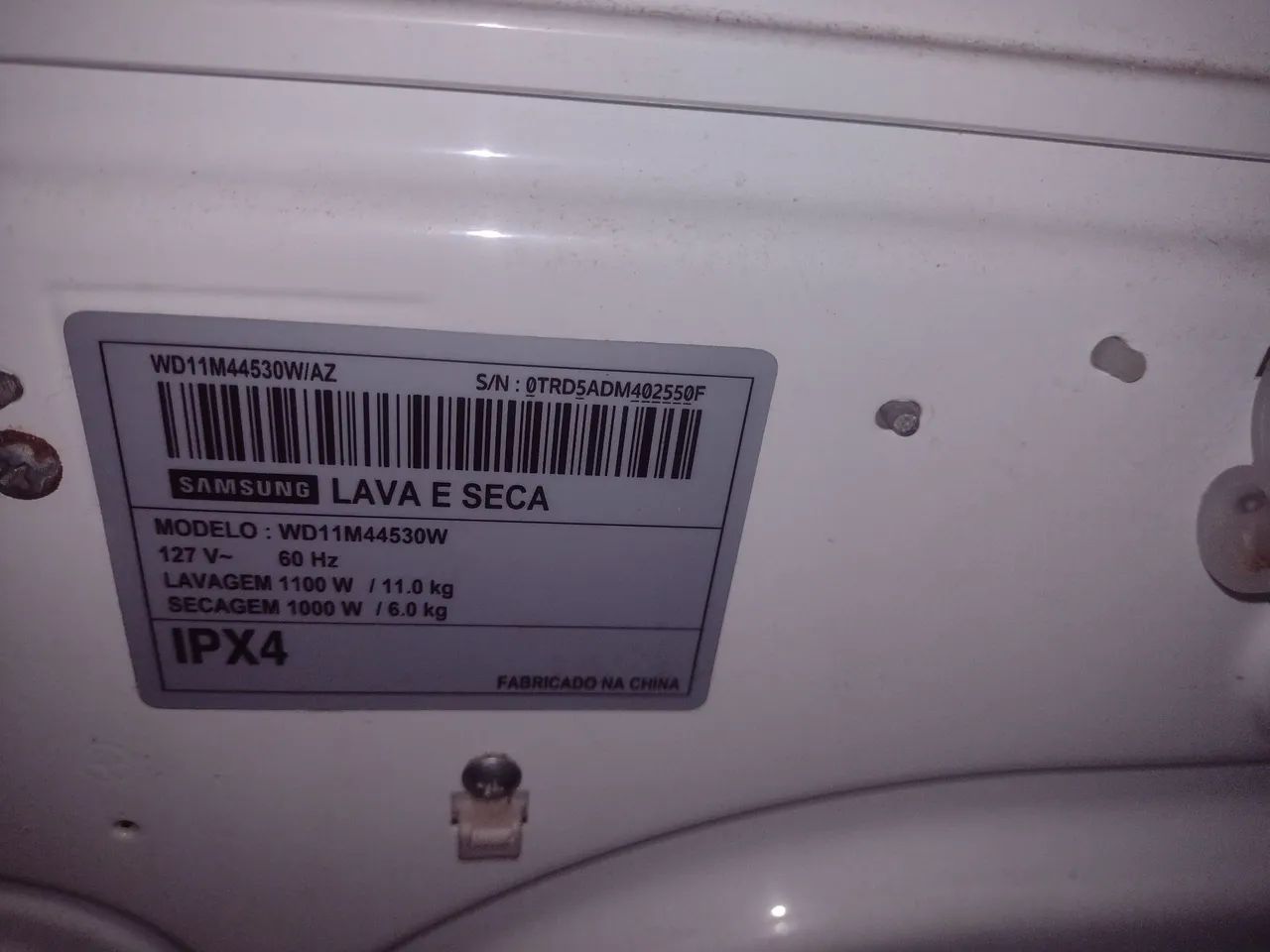 Máquina de Lavar Samsung Digital Inverter 11 kg para sair hoje. Mudança. Perfeita! - Foto 5