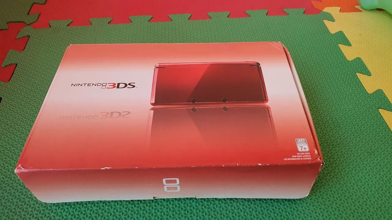 Caixa Old 3DS Flame Red