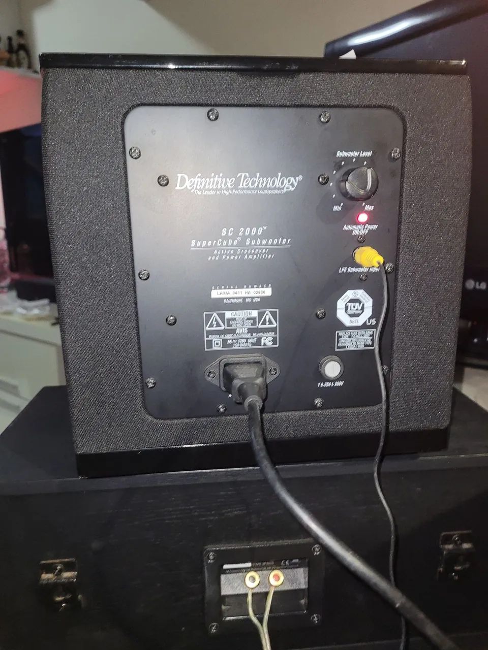 Home Theater receiver Denon com detalhes LEIA - CAIXA E SUB VENDIDOS - Foto 3