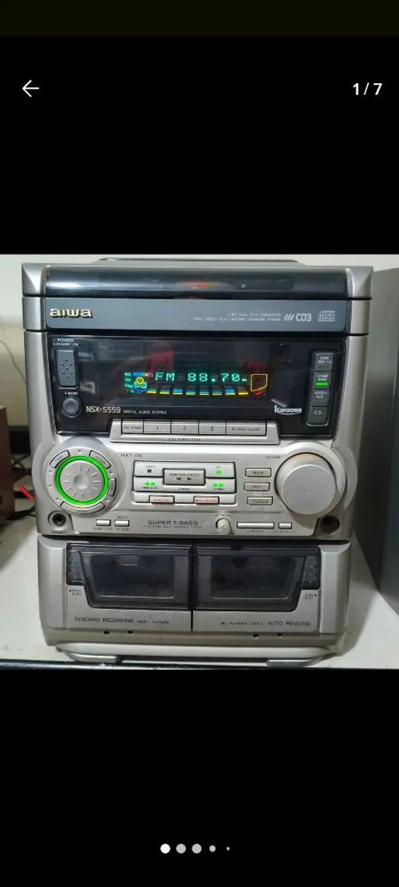 Som Aiwa NSX-S559 - funcionando leia descrição 