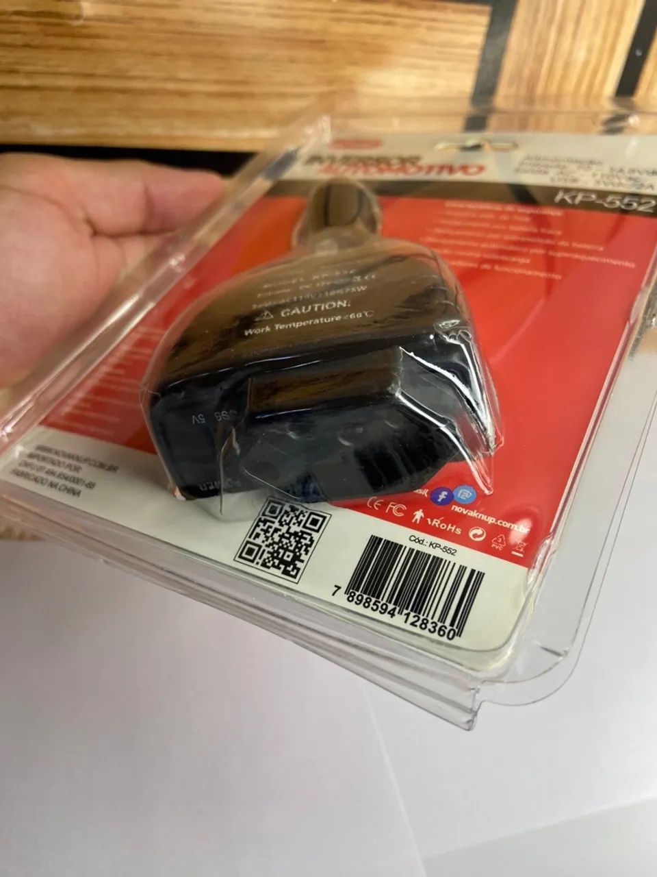 Inversor automotivo 12V saída 110V 75W - faço entrega  - Foto 3