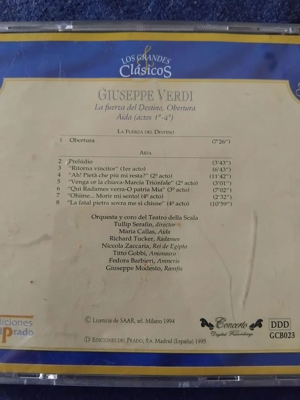 CD Giuseppe Verdi - Aida (Maria Callas) - Foto 2