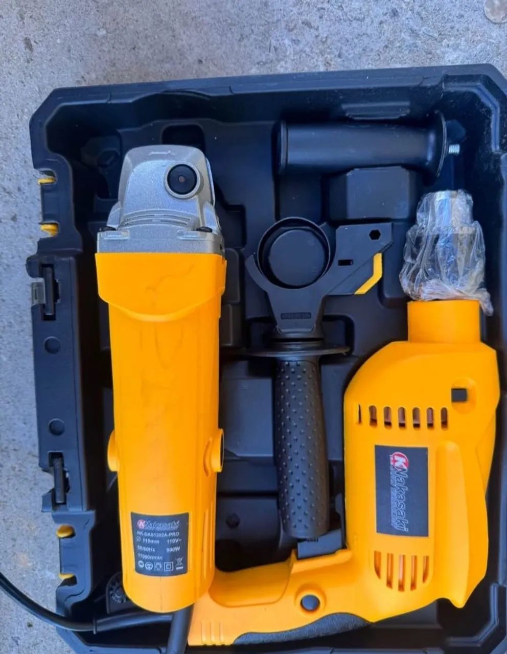 Kit furadeira  e lixadeira  nakasaki  Novas - Foto 3