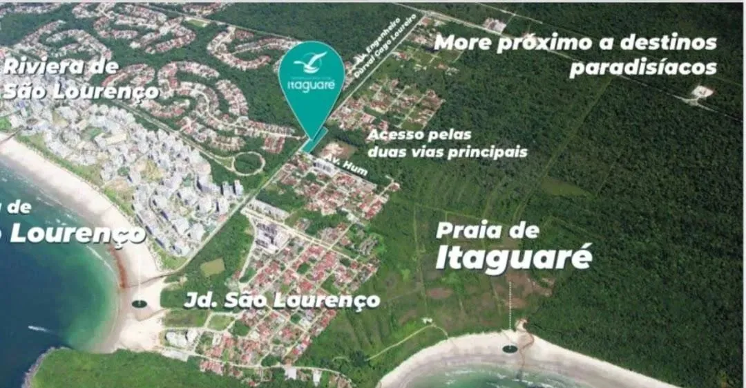Apartamento para Venda em Bertioga, São Lourenço, 2 dormitórios, 1 suíte, 2 banheiros, 1 v
