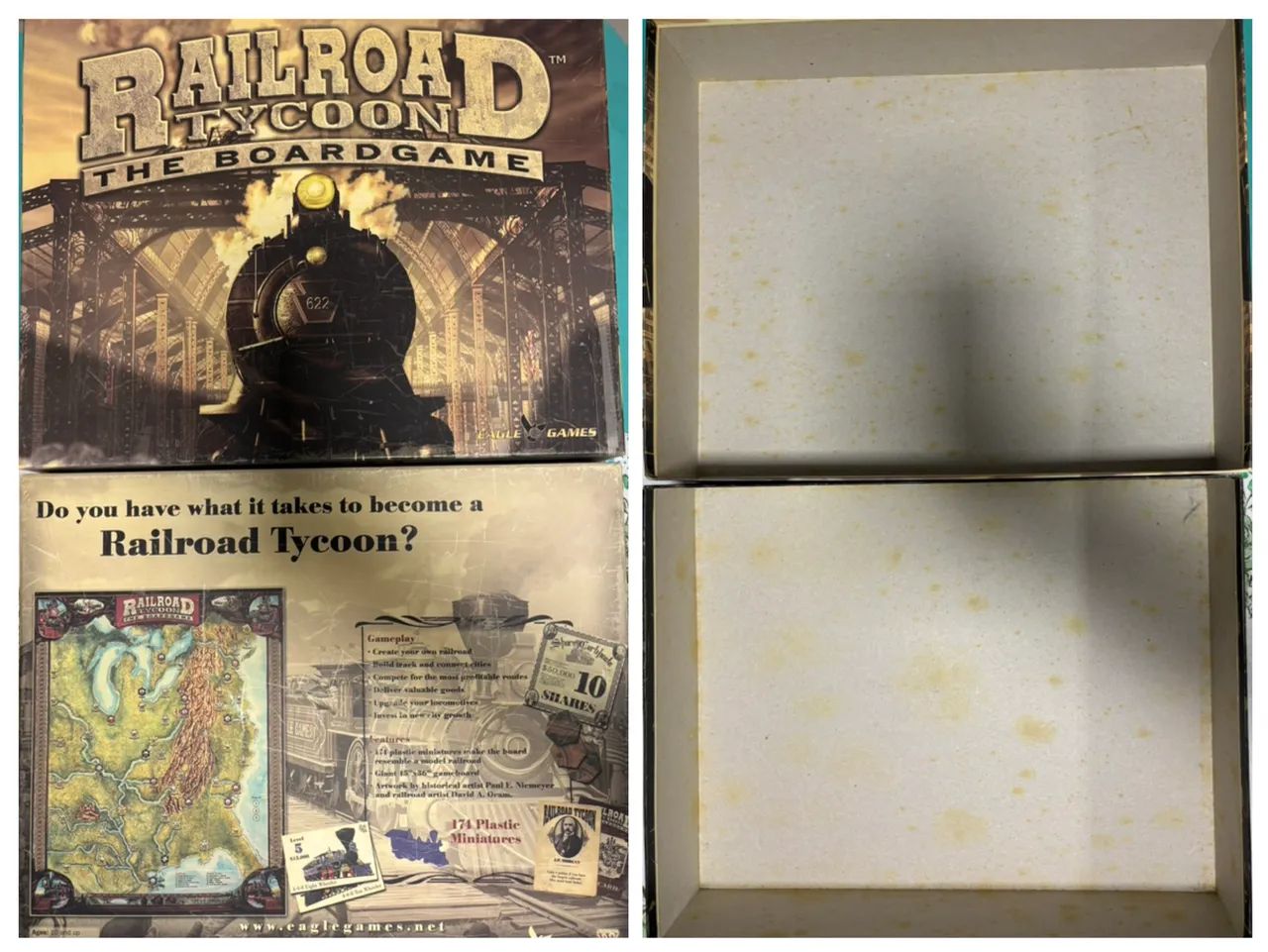 Railroad Tycoon: The Boardgame jogo de tabuleiro moderno com expansão Europe - Foto 4