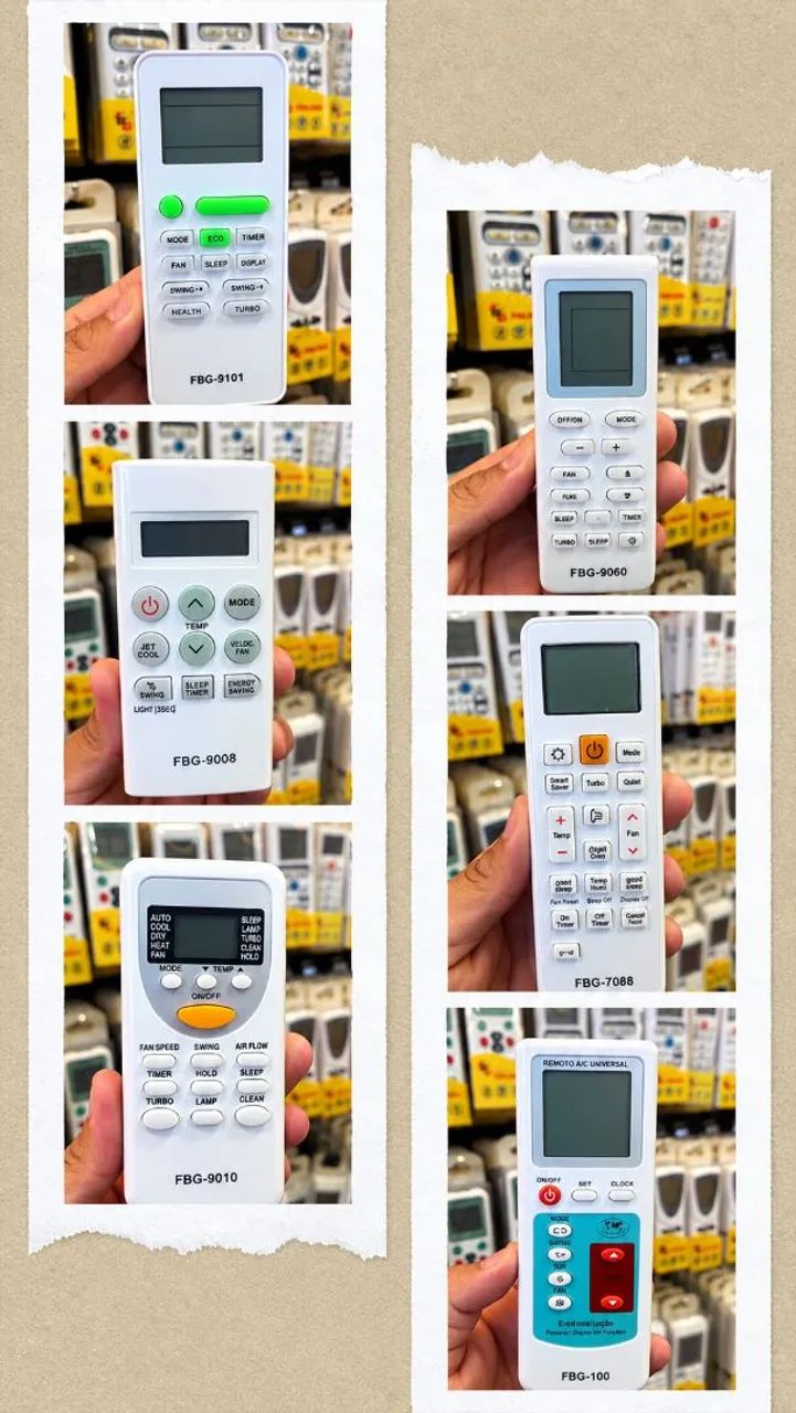 Controle Para Centrais De Ar Condicionado 