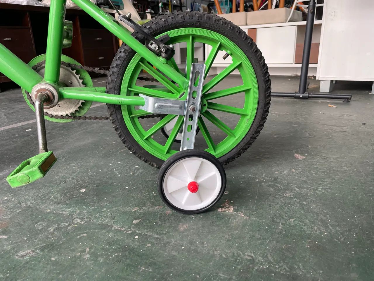 Bicicleta Infantil Aro 16 Verde - Foto 3