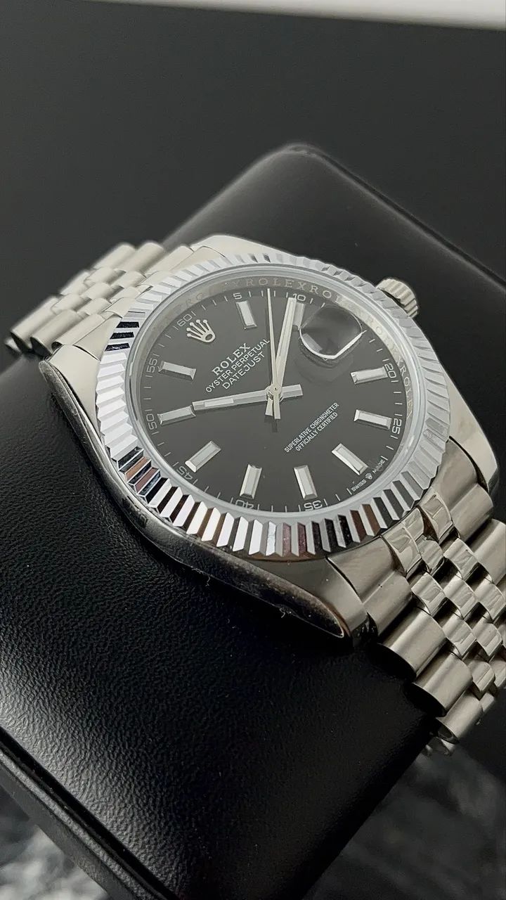 Relógio Rolex Datejust Black - Foto 4