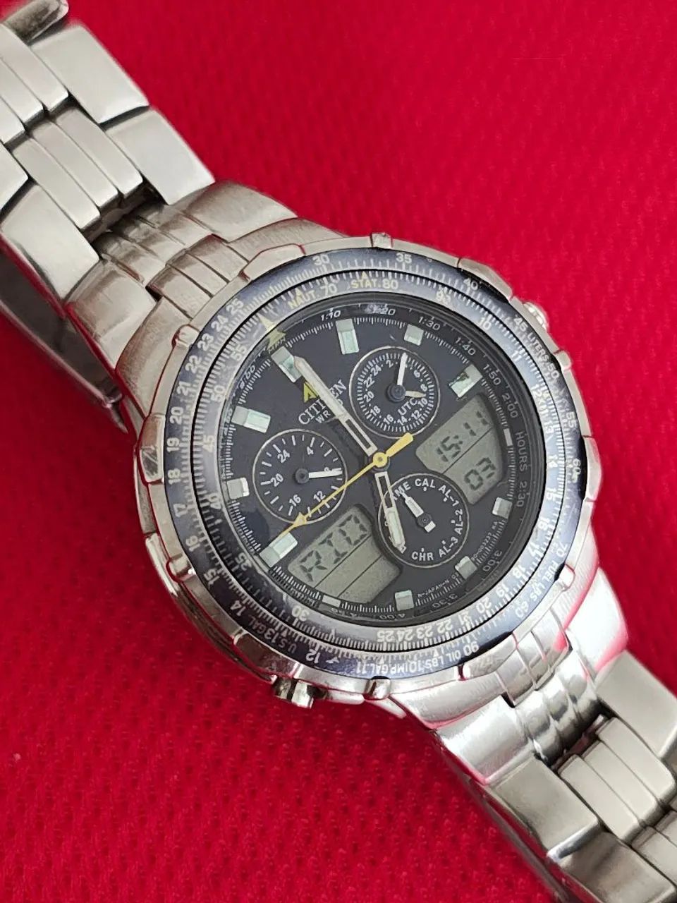 Relógio Citizen C390 Azul World Time  - Foto 4