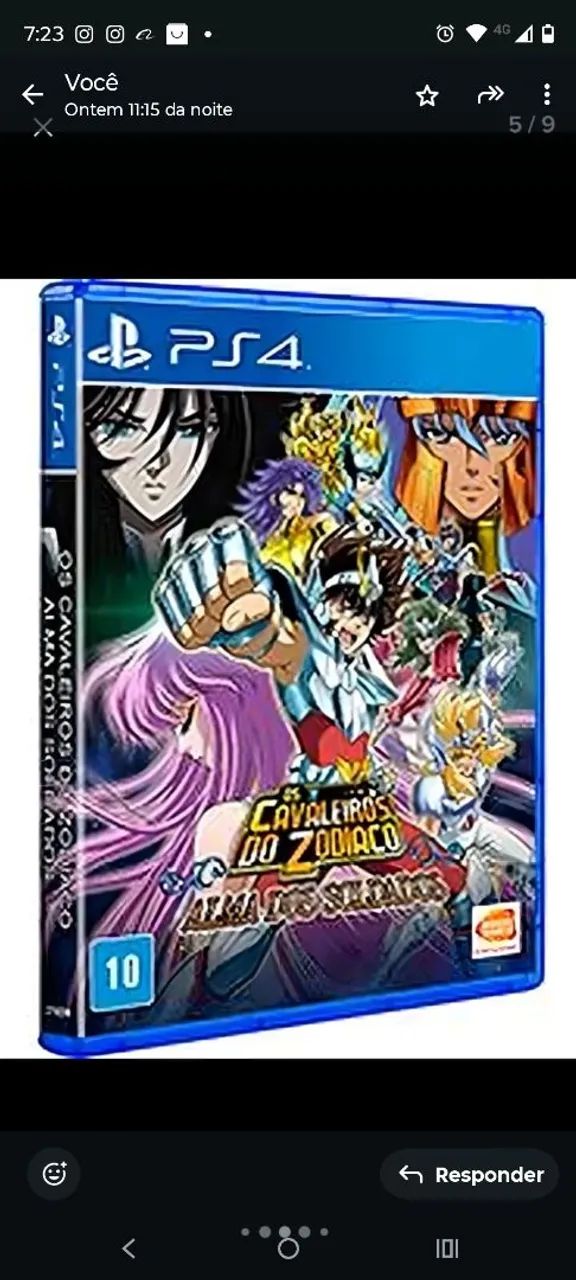 OPORTUNIDADE ÚNICA - JOGO DE PS4 CAVALEIROS DO ZODÍACO ALMA DOS SOLDADOS - RARIDADE!!! - Foto 3